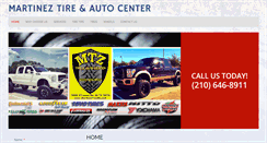 Desktop Screenshot of martineztiresanantoniotx.com